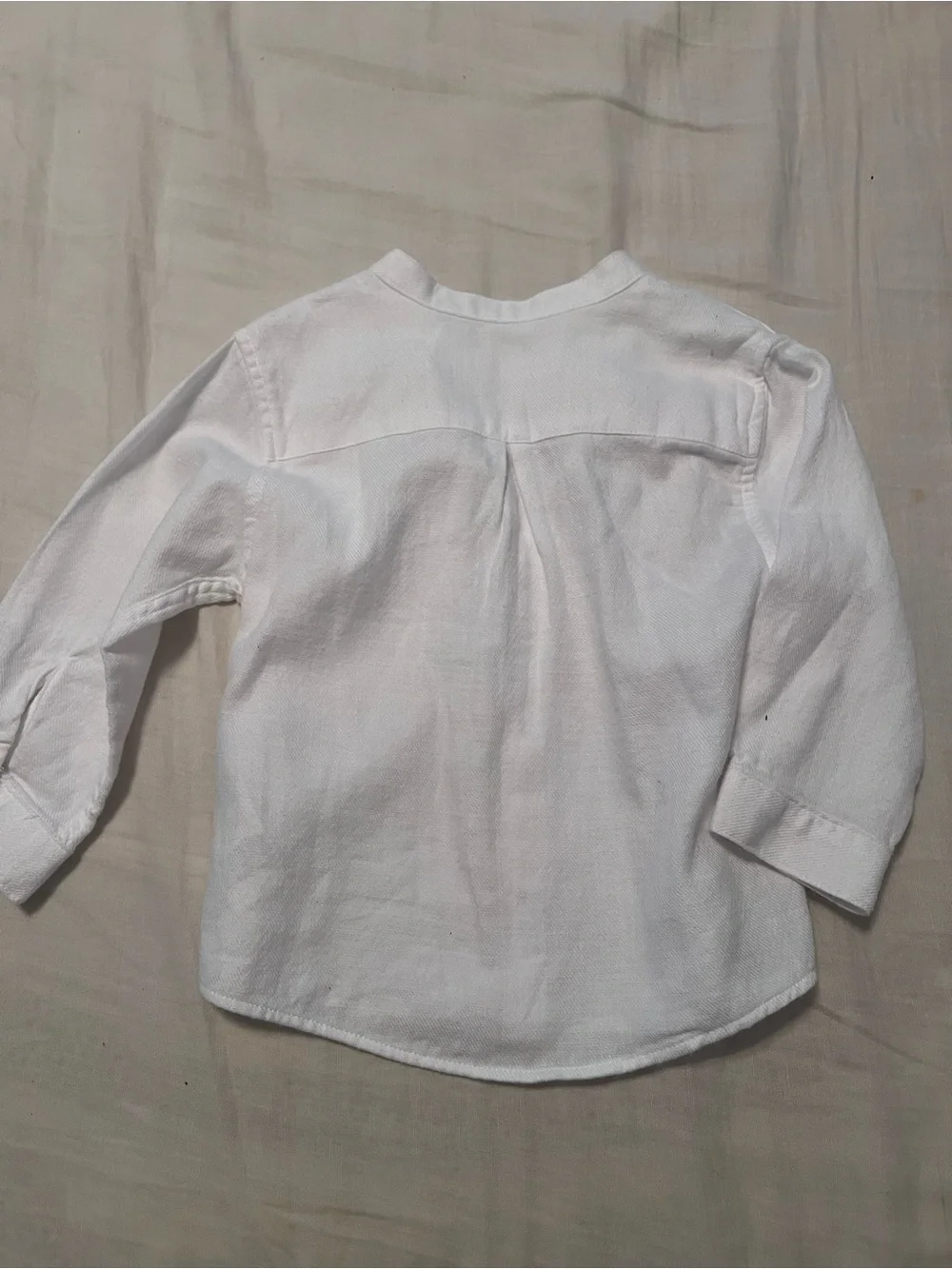 White Button-Front toddler